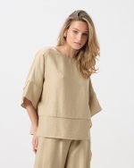 BLOUSE LOOSE SHORT SLEEVE - Image 3