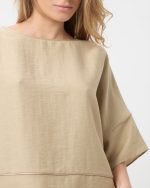 BLOUSE LOOSE SHORT SLEEVE - Image 4