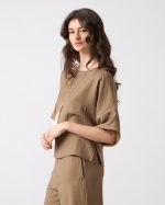 BLOUSE LOOSE SHORT SLEEVE - Image 10