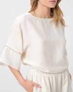 BLOUSE LOOSE SHORT SLEEVE - Image 15