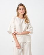 BLOUSE LOOSE SHORT SLEEVE - Image 18
