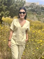 BLOUSE V NECK