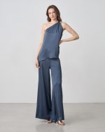 SATIN BLOUSE ONE SHOULDER - Image 10