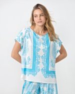 BLOUSE SATIN PRINTED - Image 2