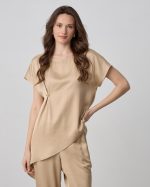 BLOUSE ASYMMETRICAL SATIN - Image 3