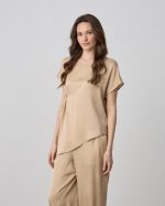 BLOUSE ASYMMETRICAL SATIN - Image 4
