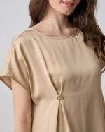 BLOUSE ASYMMETRICAL SATIN - Image 7
