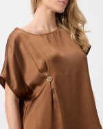 BLOUSE ASYMMETRICAL SATIN - Image 10