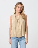 BLOUSE RUCHED HIGH NECK - Image 6