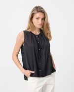 BLOUSE RUCHED HIGH NECK - Image 8