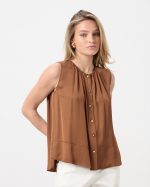 BLOUSE RUCHED HIGH NECK - Image 13