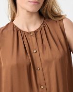 BLOUSE RUCHED HIGH NECK - Image 14