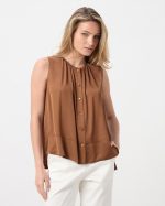 BLOUSE RUCHED HIGH NECK - Image 17