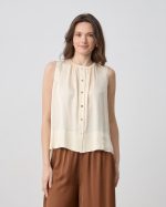 BLOUSE RUCHED HIGH NECK - Image 18