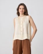 BLOUSE RUCHED HIGH NECK - Image 19