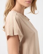 BLOUSE CONTRAST SLEEVE - Image 5