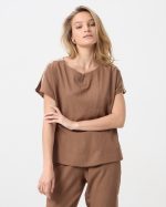 BLOUSE CONTRAST SLEEVE - Image 8