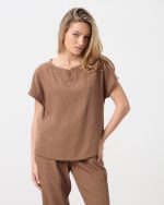 BLOUSE CONTRAST SLEEVE - Image 11