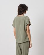BLOUSE CONTRAST SLEEVE - Image 17