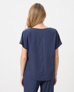 BLOUSE CONTRAST SLEEVE - Image 18