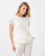 BLOUSE CONTRAST SLEEVE - Image 20