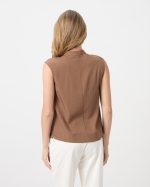 BLOUSE SLEEVELESS TIE NECK - Image 17