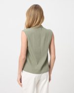 BLOUSE SLEEVELESS TIE NECK - Image 24