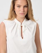BLOUSE SLEEVELESS TIE NECK - Image 36