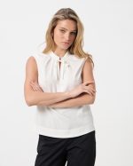 BLOUSE SLEEVELESS TIE NECK - Image 39