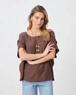 BLOUSE LOOSE ROUND NECK - Image 2