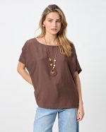 BLOUSE LOOSE ROUND NECK - Image 3