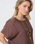 BLOUSE LOOSE ROUND NECK - Image 4