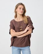 BLOUSE LOOSE ROUND NECK - Image 5