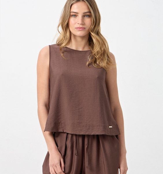 BLOUSE SLEEVELESS