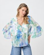 BLOUSE CHIFFON PRINTED