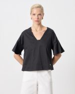 BLOUSE COTTON FLARED SLEEVE - Image 3