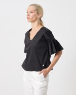BLOUSE COTTON FLARED SLEEVE - Image 6
