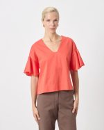 BLOUSE COTTON FLARED SLEEVE - Image 12