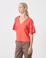 BLOUSE COTTON FLARED SLEEVE - Image 14
