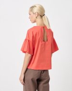 BLOUSE COTTON FLARED SLEEVE - Image 16