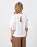 BLOUSE COTTON FLARED SLEEVE - Image 5