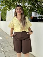 BLOUSE COTTON FLARED SLEEVE - Image 8
