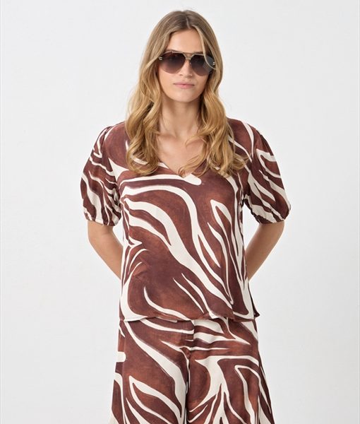 BLOUSE ZEBRA PRINT
