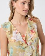 BLOUSE PRINTED RUFFLE - Image 3