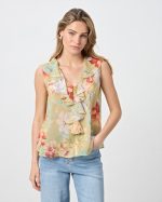 BLOUSE PRINTED RUFFLE - Image 5