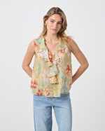 BLOUSE PRINTED RUFFLE - Image 6