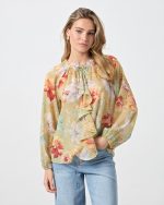 BLOUSE PRINTED LONG SLEEVE