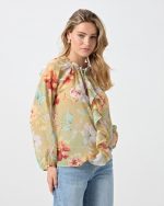 BLOUSE PRINTED LONG SLEEVE - Image 4