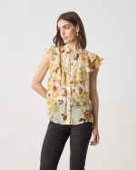 BLOUSE CHIFFON PRINTED