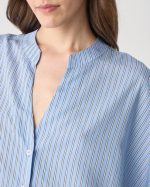 SHIRT STRIPES MAO NECK - Image 4